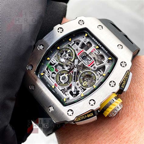 richard mille 6790|Richard Mille titanium bridge.